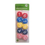 Nam châm 3 cm vỉ 10 viên có số