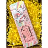 Hộp bút thiếc 2 ngăn có gương + lược (658-40)