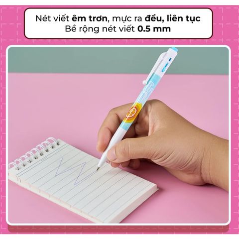 Bút GELB-034 - Premium Phiên bản Món ăn vặt - Mực Xanh