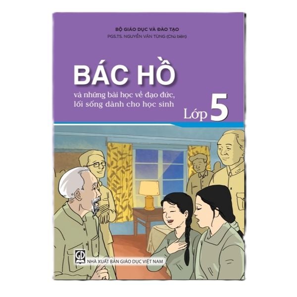 Sách tham khảo - Bác Hồ và những bài học về đạo đức, lối sống dành cho học sinh lớp 5