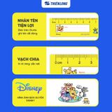Thước thẳng học sinh 20cm Thiên Long Disney nhân vật Gấu Pooh SR-033/PO - Dễ nhìn, dễ đo lường, chất liệu nhựa PS bền
