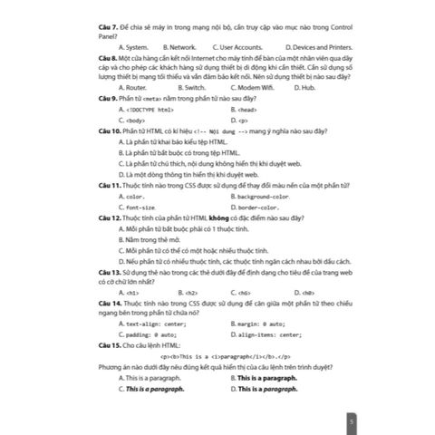 Sách tham khảo - Đề ôn thi tốt nghiệp THPT môn Tin học (Biên soạn theo CT GDPT 2018)