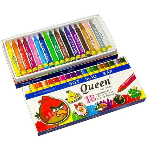 Sáp màu 18 màu Queen PC-018