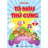 Sách thiếu nhi - Tô màu thú cưng dành cho bé mẫu giáo