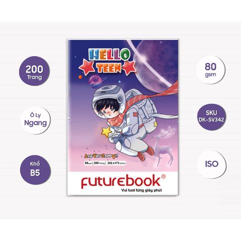 Tập sinh viên Hello for Teen ô ly ngang 200 trang (Giao mẫu ngẫu nhiên)