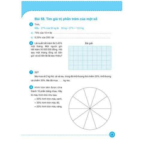 Sách tham khảo - Luyện tập Toán 5 tập 2 (Bộ sách Chân trời sáng tạo)
