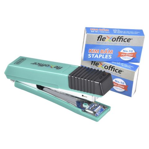 Bộ bấm kim số 10 và kim bấm Thiên Long FO-ST03-S2