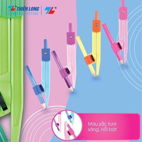 Compa học sinh Thiên Long C-015 - Màu ngẫu nhiên