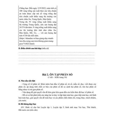 Sách tham khảo - Kế hoạch bài dạy môn Toán lớp 5 tập 1 (Bộ sách Chân trời sáng tạo)