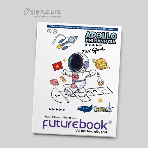 Tập Học Sinh - Vở 4 ô ly vuông Apollo Futurebook 96 trang (DK-HS071)