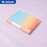 Bìa học sinh, bìa lá A4 Thiên Long DB-002 30 lá màu pastel gradient, lưu trữ đề cương học tập, tài liệu văn phòng