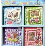 Sticker dạng sổ lò xò vuông hoạ tiết (SE)