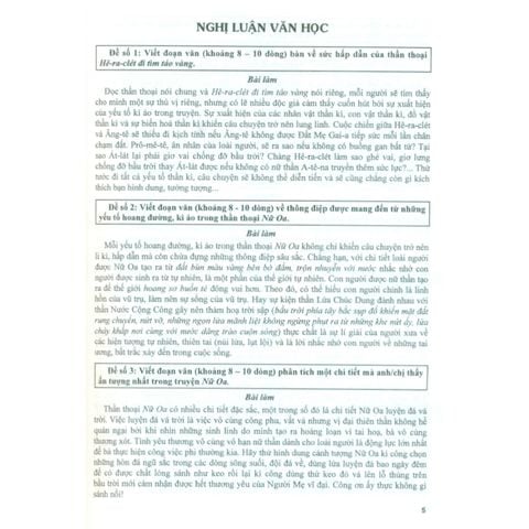 Sách tham khảo - 199 bài và đoạn văn hay 10 (theo chương trình Giáo dục phổ thông 2018)