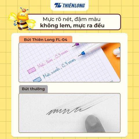 Bút lông kim Bee Bee FL-04 Tím