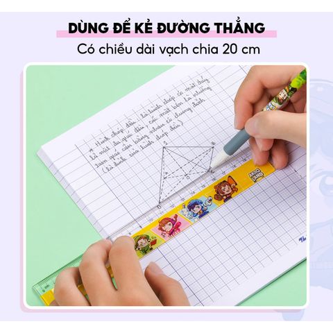 Thước thẳng 20cm TP-SR011/AK