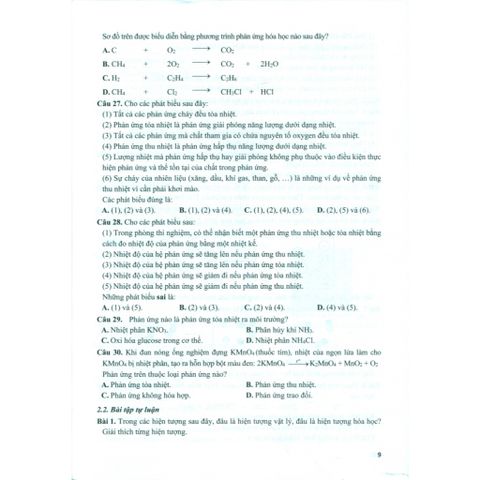 Sách tham khảo - Bài tập phát triển năng lực môn Khoa học tự nhiên 8 (Theo chương trình GDPT mới)