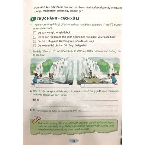 Sách tham khảo - Hướng dẫn Phòng tránh đuối nước (Dành cho học sinh Trung học)