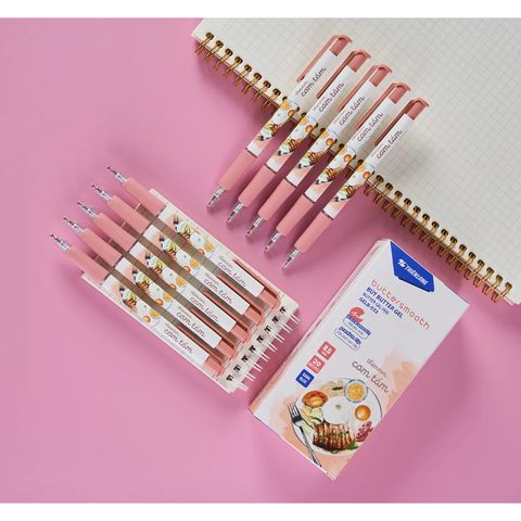 Bút GELB-033 - Premium Phiên bản Món ăn sáng - Mực Xanh