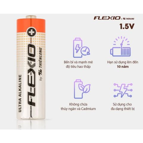 Pin Alkaline Thiên Long Flexio