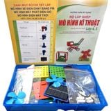 Bộ lắp ghép mô hình kĩ thuật cơ bản và nâng cao lớp 4, 5 (Bộ thực hành công nghệ 5 theo CT GDPT 2018)