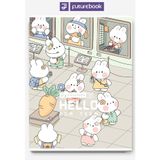 Tập học sinh - Vở 4 ô ly vuông Hello for teen Futurebook 96 trang