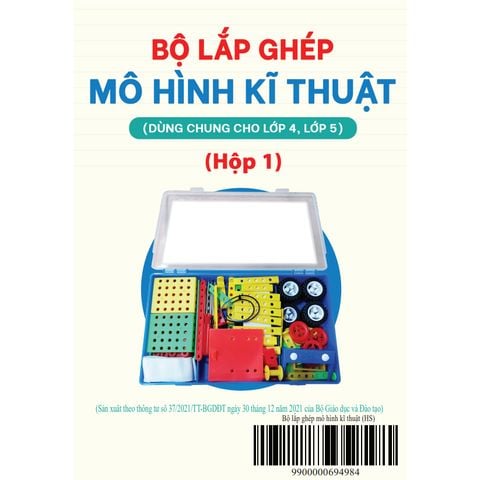 Bộ lắp ghép mô hình kĩ thuật (hộp 1) (STB) - Dùng chung cho lớp 4, lớp 5