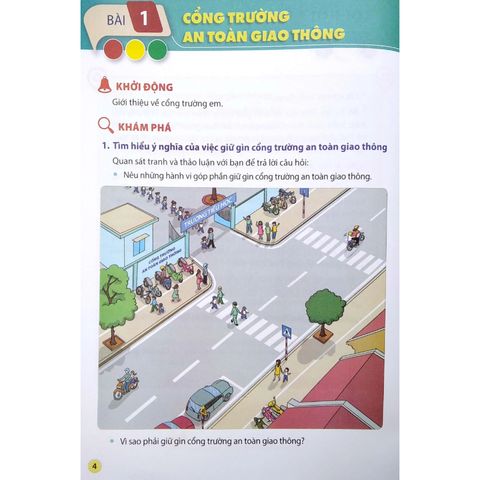 Sách tham khảo - Tài liệu Giáo dục an toàn giao thông dành cho học sinh lớp 3