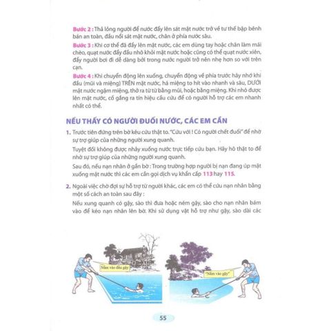 Sách tham khảo - Hướng dẫn Phòng tránh đuối nước (Dành cho học sinh Trung học)