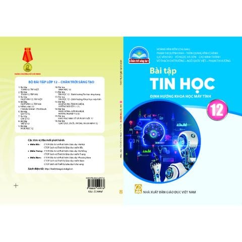 Sách bài tập - Tin học 12 - Định hướng khoa học máy tính - Chân trời sáng tạo