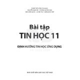 Sách bài tập  -  Tin học 11 - Định hướng Tin học ứng dụng - Kết Nối Tri Thức Với Cuộc Sống