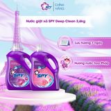  Nước giặt xả SPY Deep Clean sạch sâu, thơm lâu, hương blossom nồng nàn, quyến rũ 3,6kg 