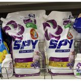  Combo 2 túi nước giặt xả SPY Super White Luxor 3,6kg công thức kết hợp giặt xả siêu trắng sáng lưu hương dài lâu 