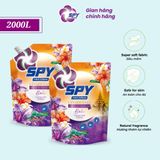  Combo 2 túi Nước xả vải SPY Nature Care 2000ml - Khử mùi, an toàn cho da, mềm mại, bền màu 