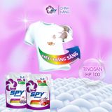  Nước giặt xả 5 trong 1 SPY Super White hương nước hoa pháp, hoạt chất Tinopal cho áo quần trắng sáng 3,6kg 