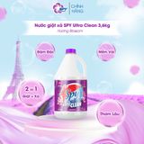  Nước giặt xả 2 trong 1 SPY Ultra Clean lưu hương bền lâu, chống tái bám bẩn 3,6kg 