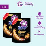  Combo 2 túi nước giặt xả SPY 3kg dòng ULTRA CLEAN PLUS 2 trong 1 thơm lâu 