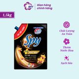  Nước giặt xả 2 trong 1 SPY Ultra Clean Plus sạch sâu, khử mùi, hương tinh tế, êm dịu 1,5kg 