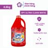  Nước giặt xả 2 trong 1 SPY Ultra Clean Matic Công thức ít bọt, chống tái bám cho máy giặt cửa trước 4,6kg 