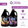  Nước giặt xả 2 trong 1 SPY ULTRA CLEAN PLUS Sạch Sâu Thơm Lâu 4,6kg 