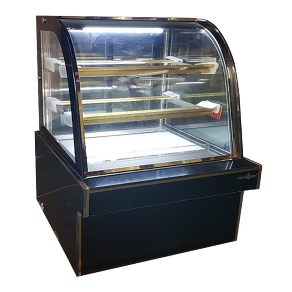 Tủ trưng bày bánh kính cong 3 tầng 90cm SnowQueen