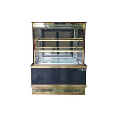 Tủ trưng bày bánh kính vuông 3 tầng 90cm SnowQueen
