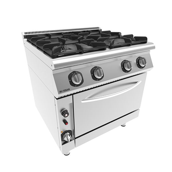 Bếp âu 4 họng có lò nướng dùng gas Inoxsan INO-7KG 23S