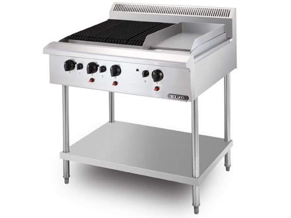 Bếp nướng nhân tạo có rán phẳng Berjaya CB3BGG1BFS-17