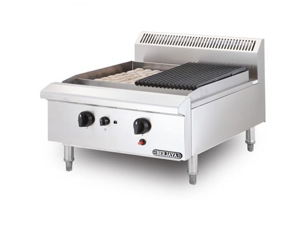 Bếp nướng than đá nhân tạo dùng gas Berjaya CRB2B-17