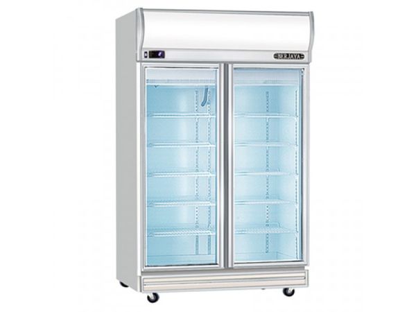 Tủ nửa đông nửa mát trưng bày 2 cánh kính Berjaya 2D/DCF - SM