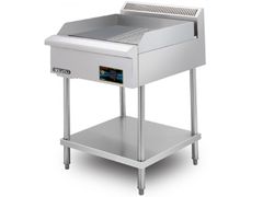 Bếp chiên nửa phẳng nửa nhám dùng điện Berjaya có chân đứng EG3500HRFS-17