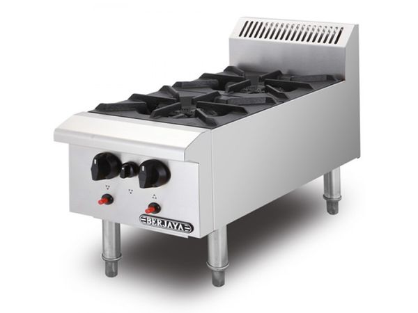 Bếp âu 2 họng Berjaya dùng gas OB2S-17