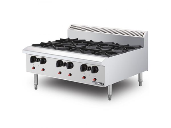 Bếp âu 6 họng Berjaya dùng gas  OB6-17