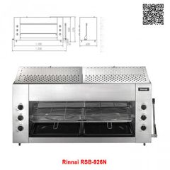 Lò nướng Salamander dùng gas Rinnai RSB-926N