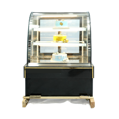 Tủ trưng bày bánh kính cong 70 để bàn